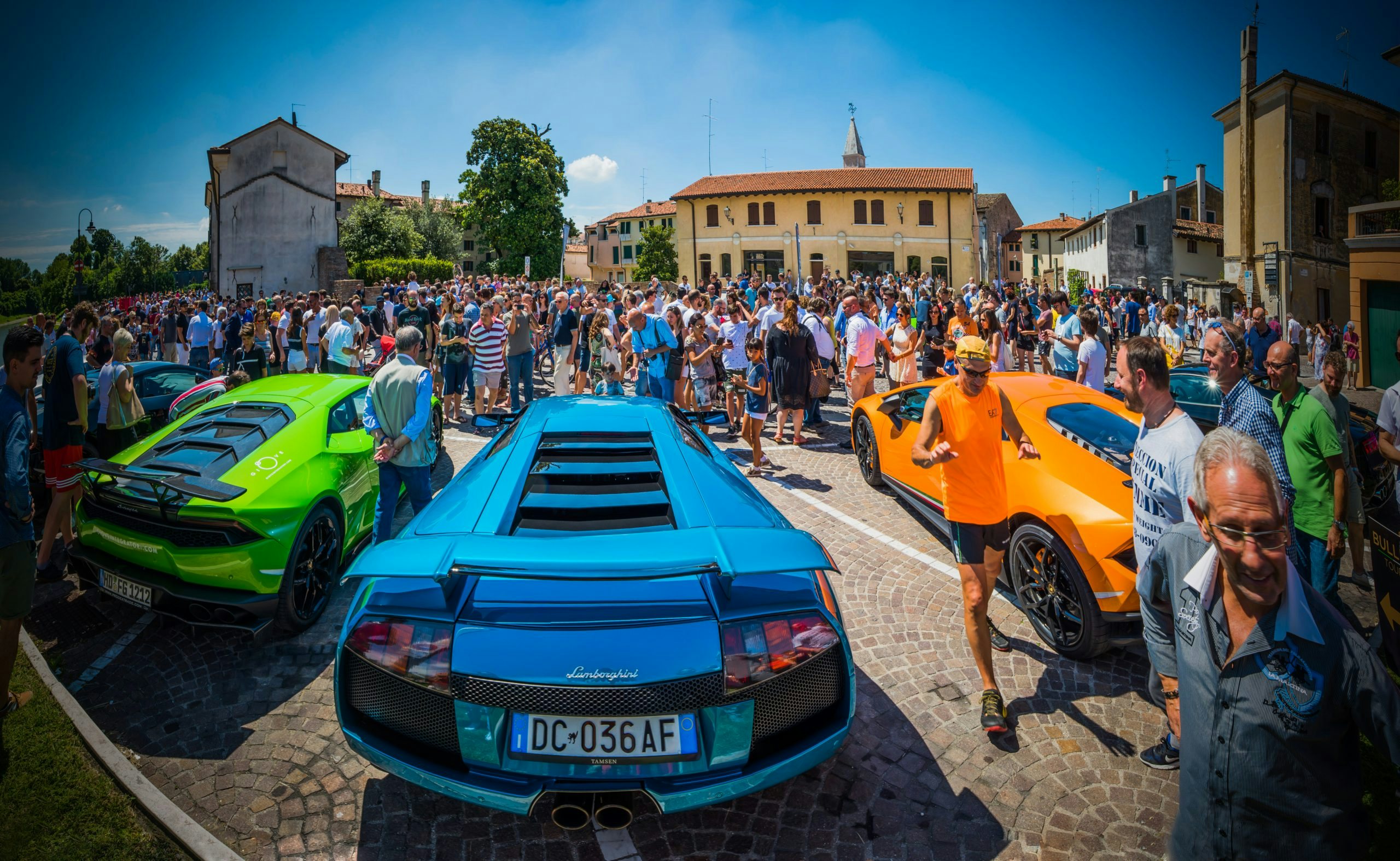 Lamborghinis at Bull Days
