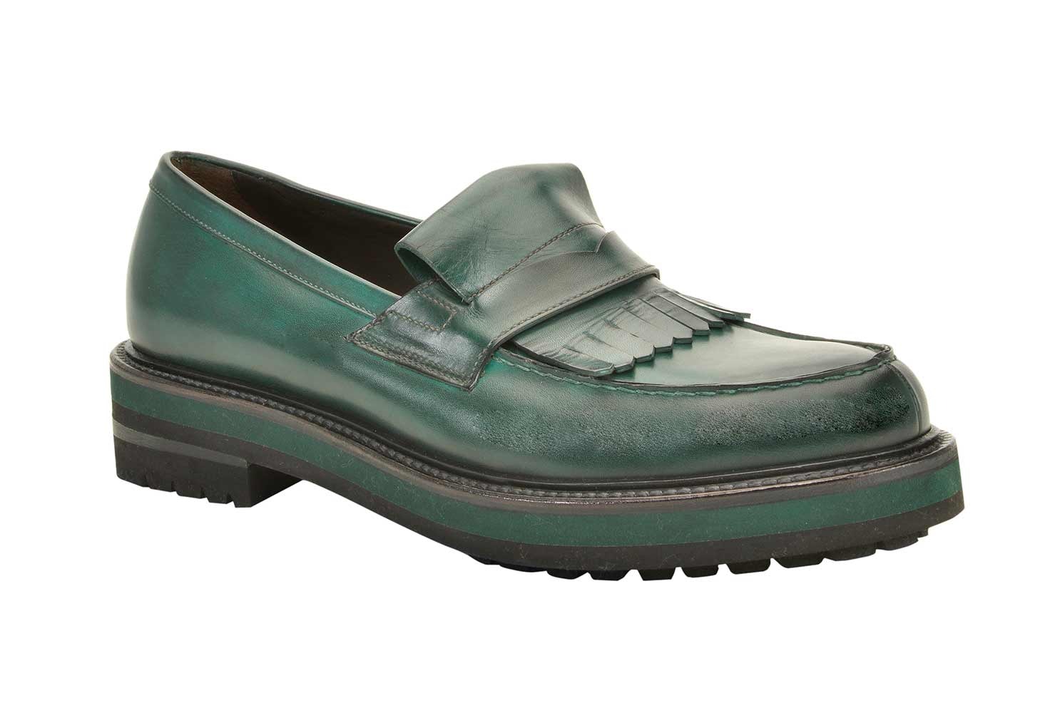 Fratelli Rossetti Green Loafers