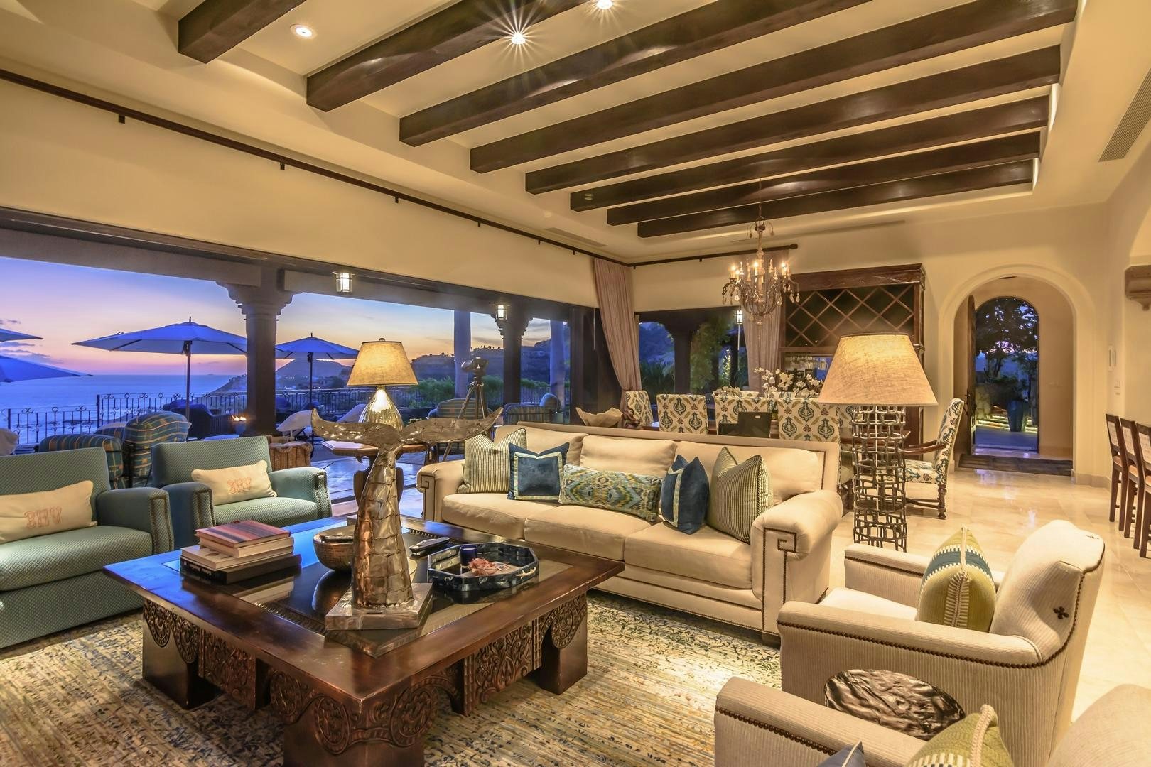 Mexico villa living room