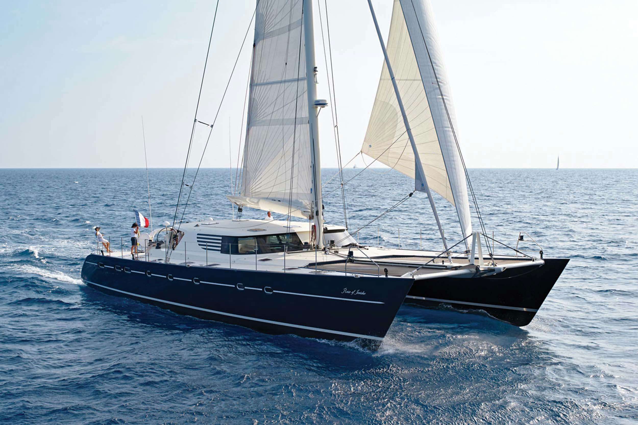 AZIZAM catamaran right facing profile