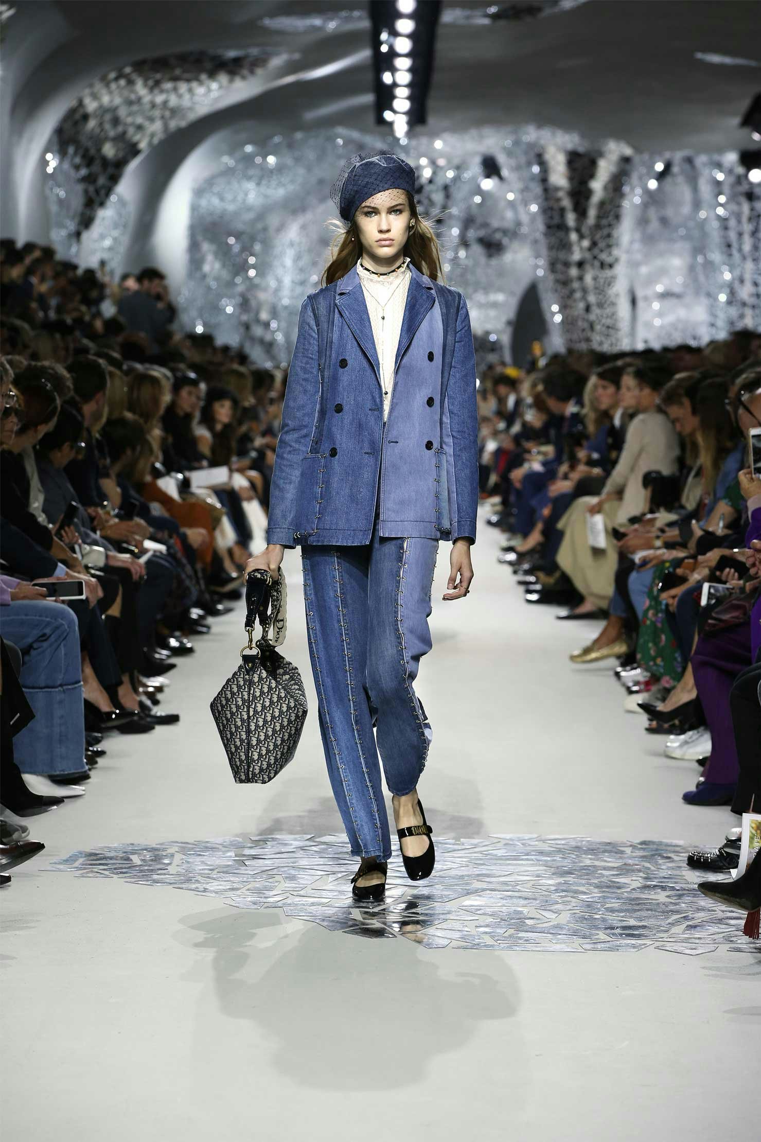 Left: Kiton's collection Right: Dior's collection