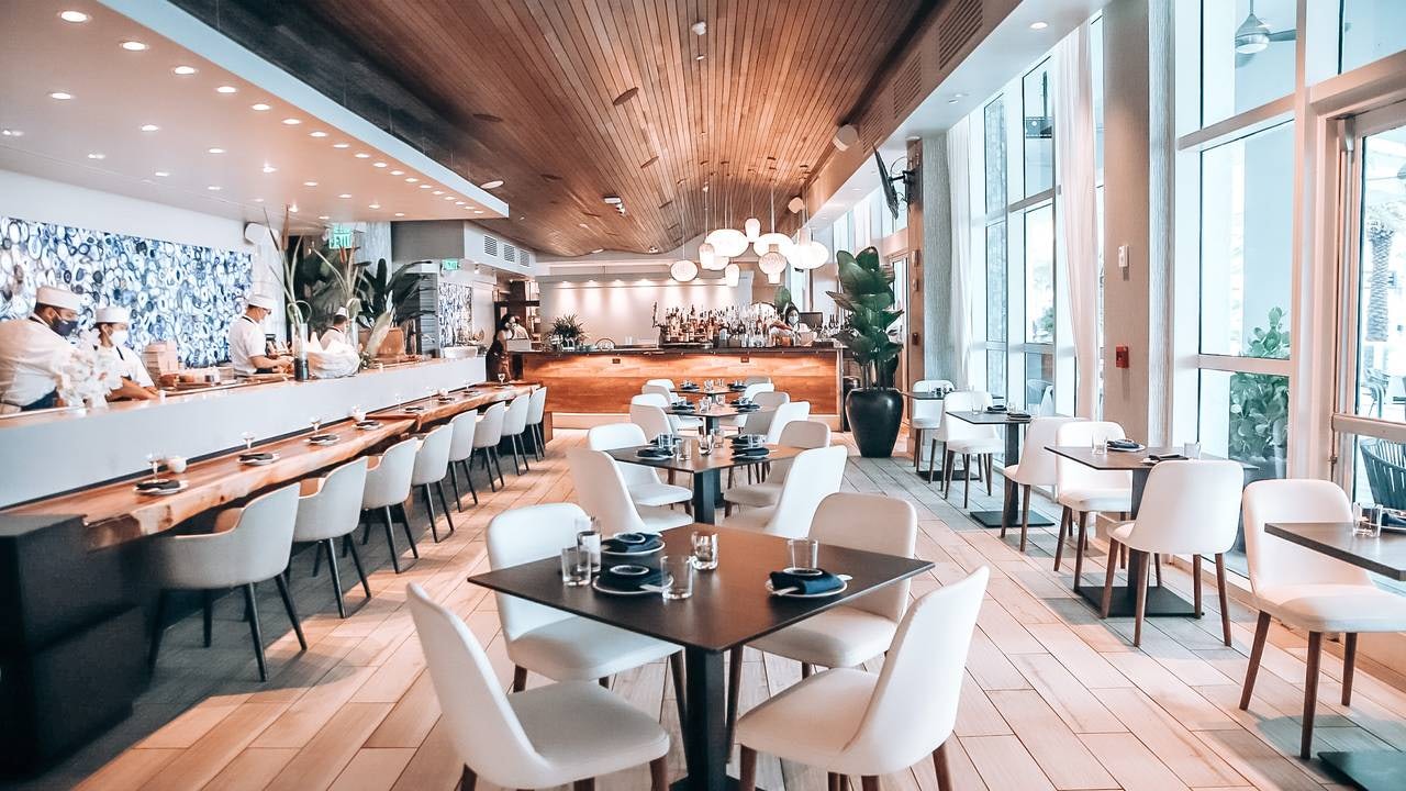 Takato restaurant inside dining area