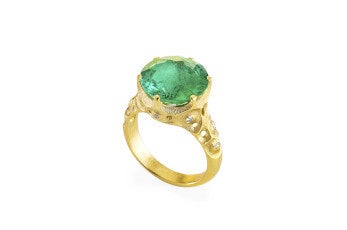 Alex Sepkus green tourmaline ring