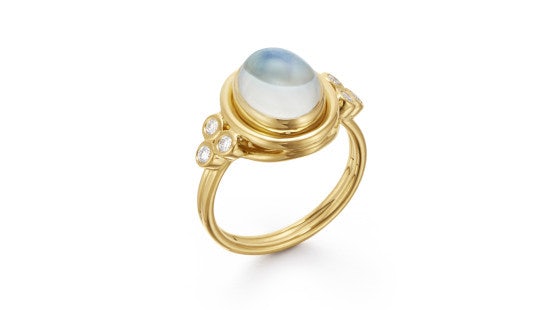 Temple St.Clair Vine Amulet Ring