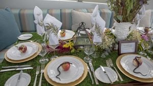 yacht tablescape