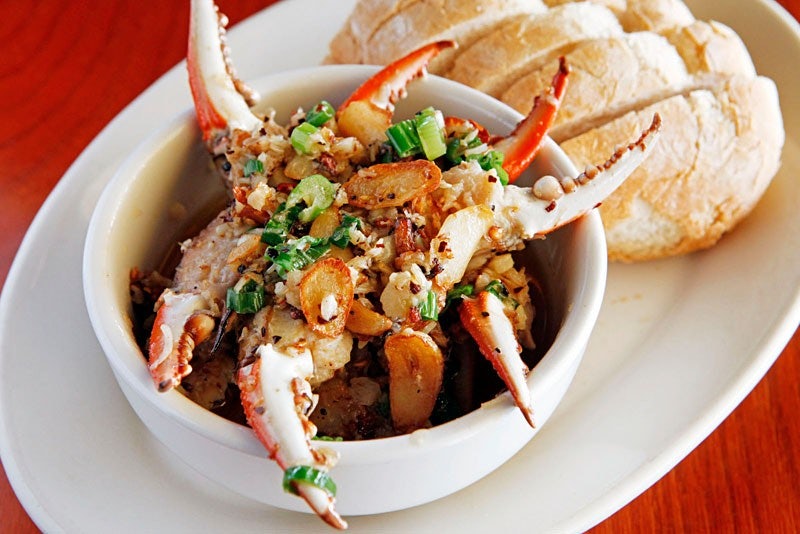 Scoobies crab appetizer from Coconuts