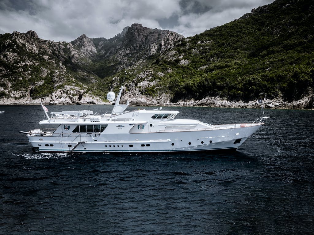 Classic charter yacht VESPUCCI in the Mediterranean