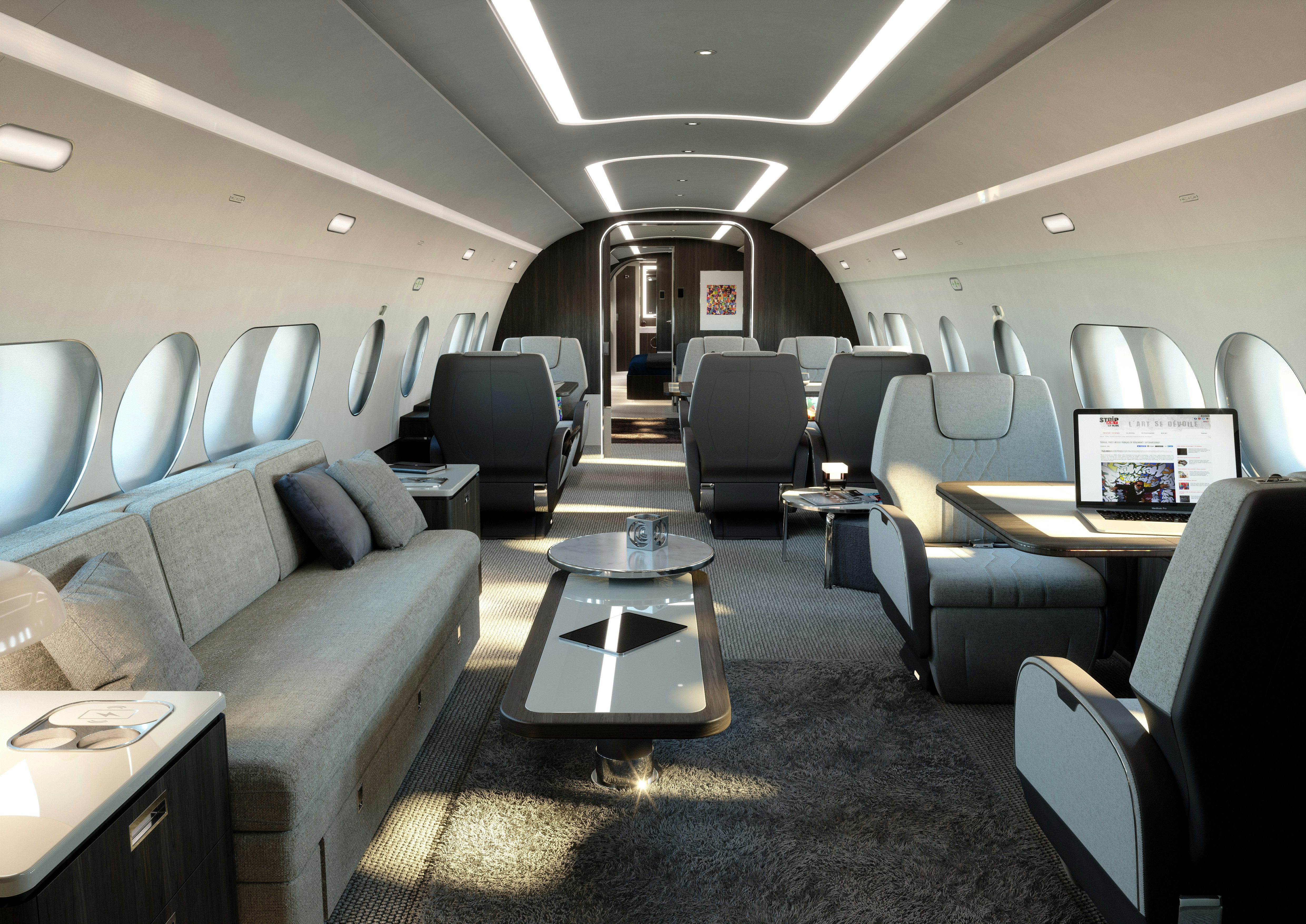 ACJ TwoTwenty - Avant-garde Business lounge HD Inside Airbus Corporate Jets | N&J Strategic Partnerships