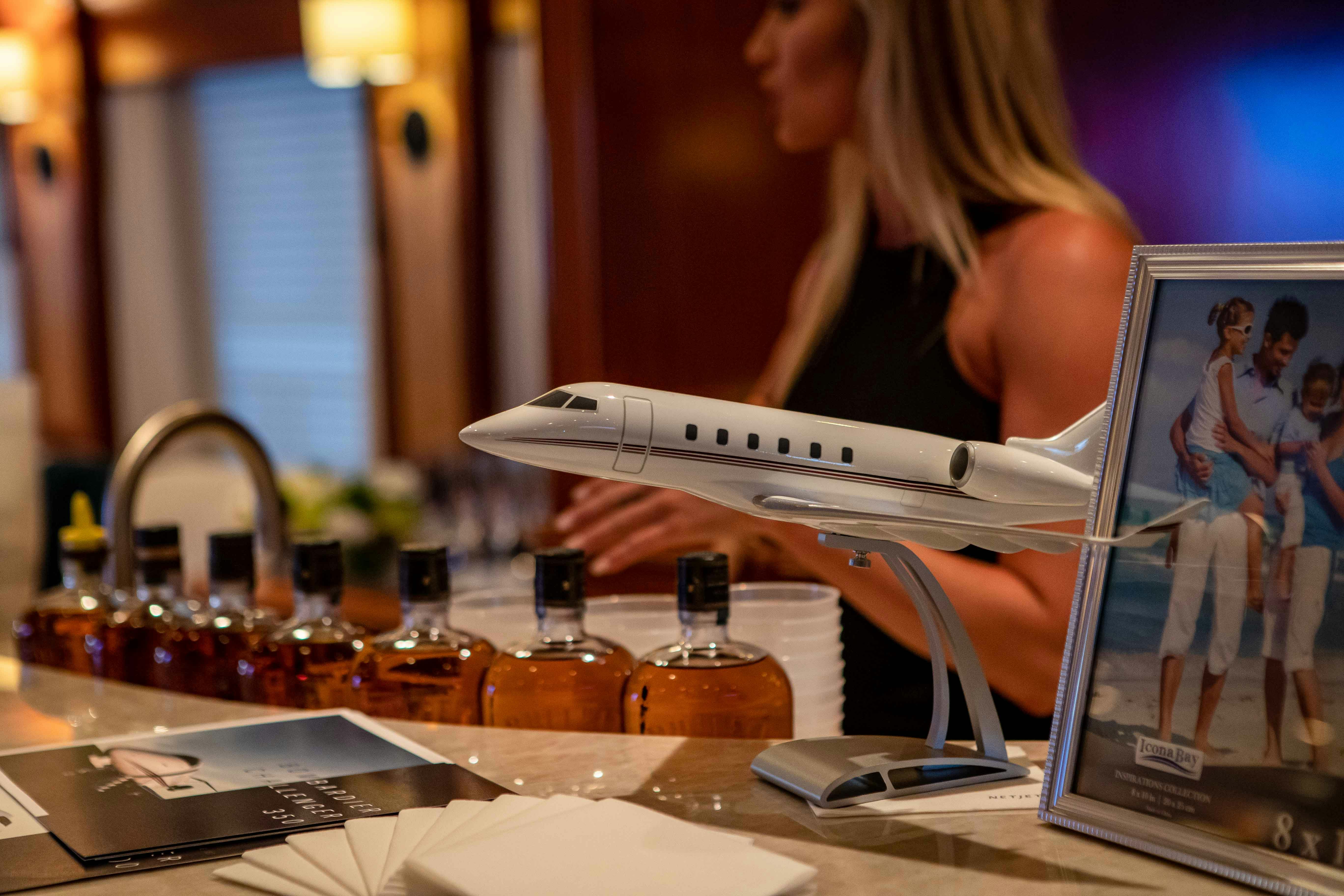 A model plane by NetJets