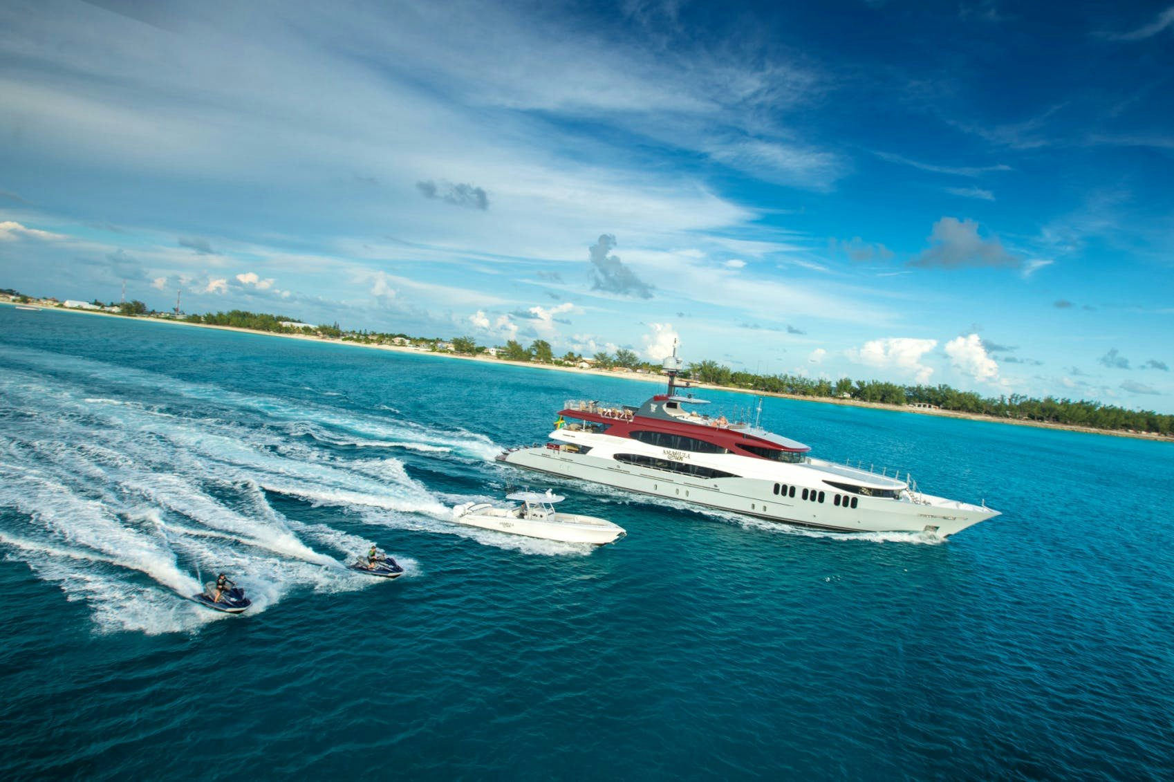 AMARULA SUN with tenders