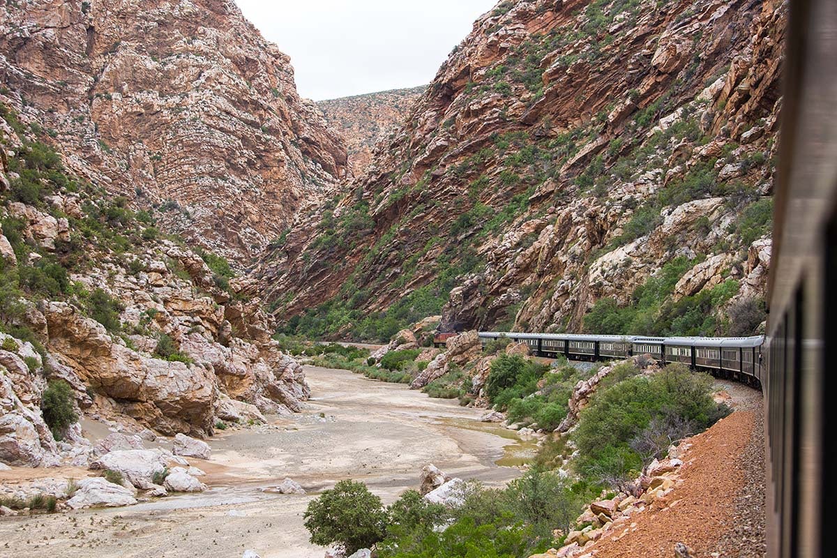 pride of Africa train in the mountains