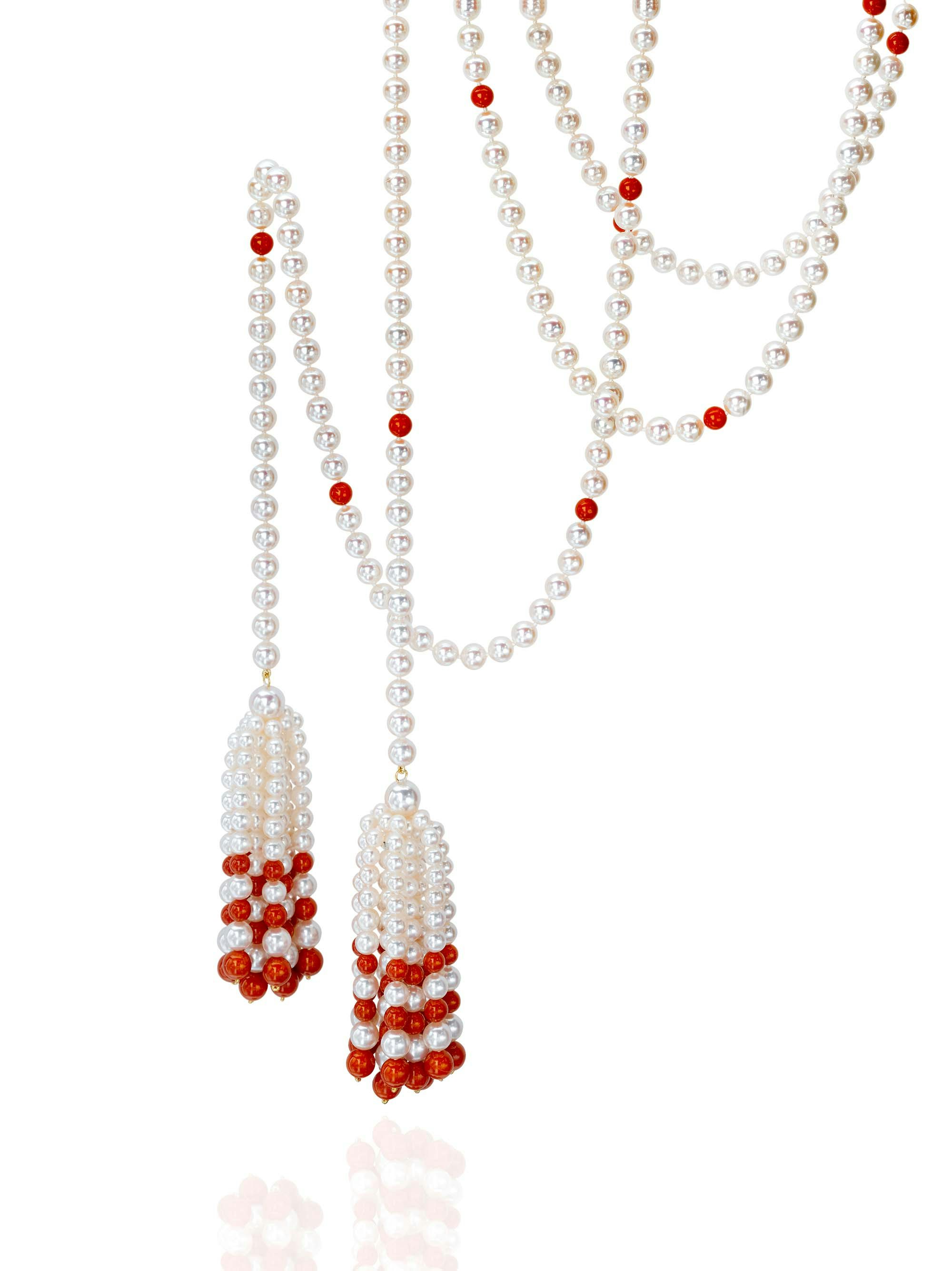 Assael_PearlCoralTasselNecklace