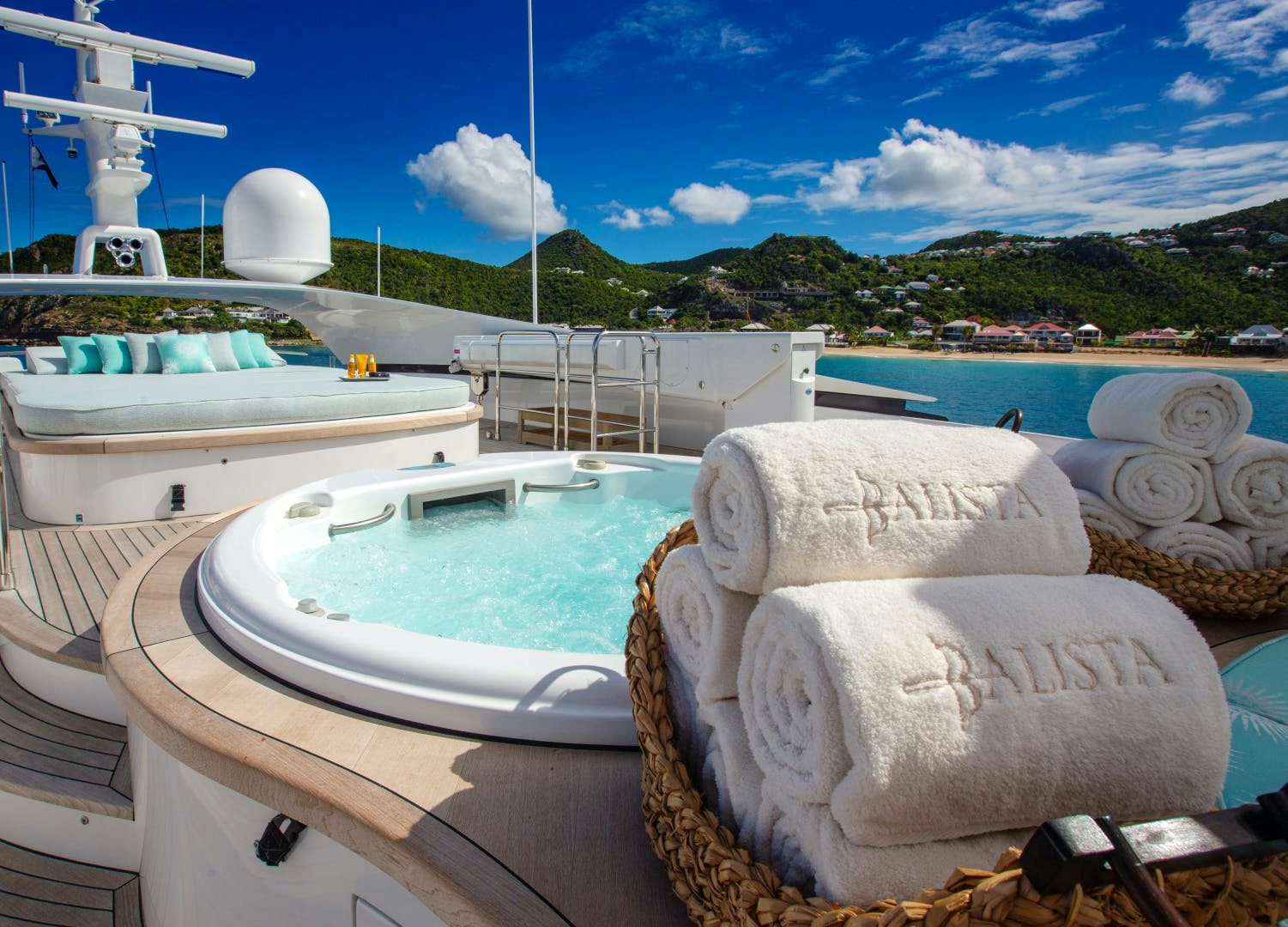 Superyacht BALISTA sundeck
