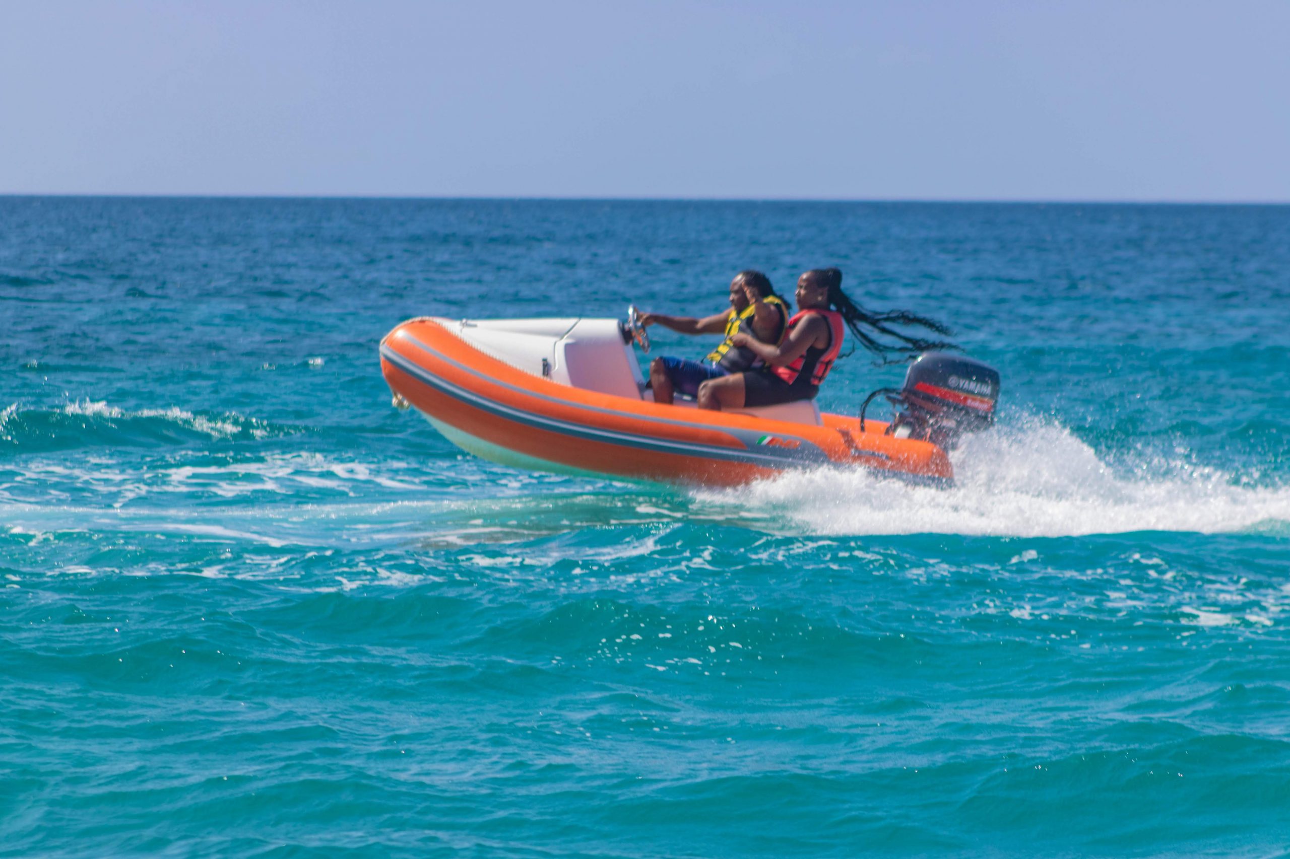 Mini speed boats provide watery thrills