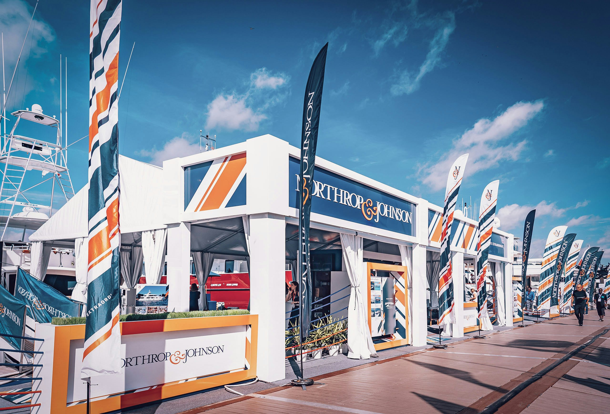 Fort Lauderdale Boat Show | Yachts for Sale | Yachts for Charter | N&J Northrop and Johnson's stand at the International Fort Lauderdale Boat Show