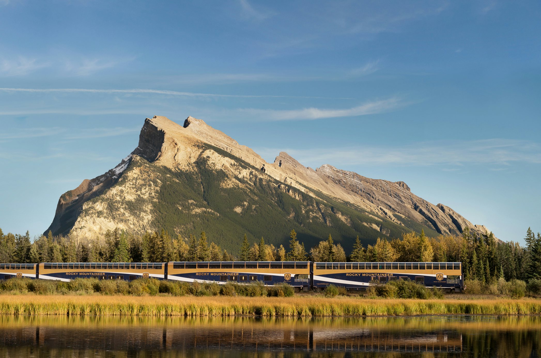 rocky mountaineer in the mountains