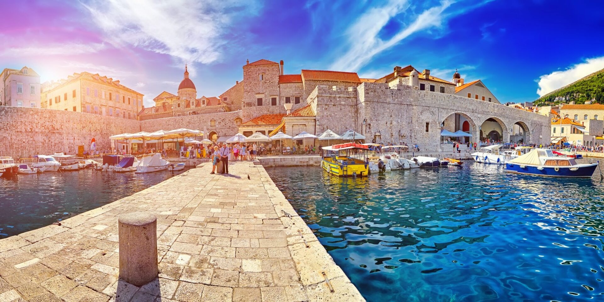 port of Dubrovnik from Croatia luxury superyacht charter in eastern mediterranean