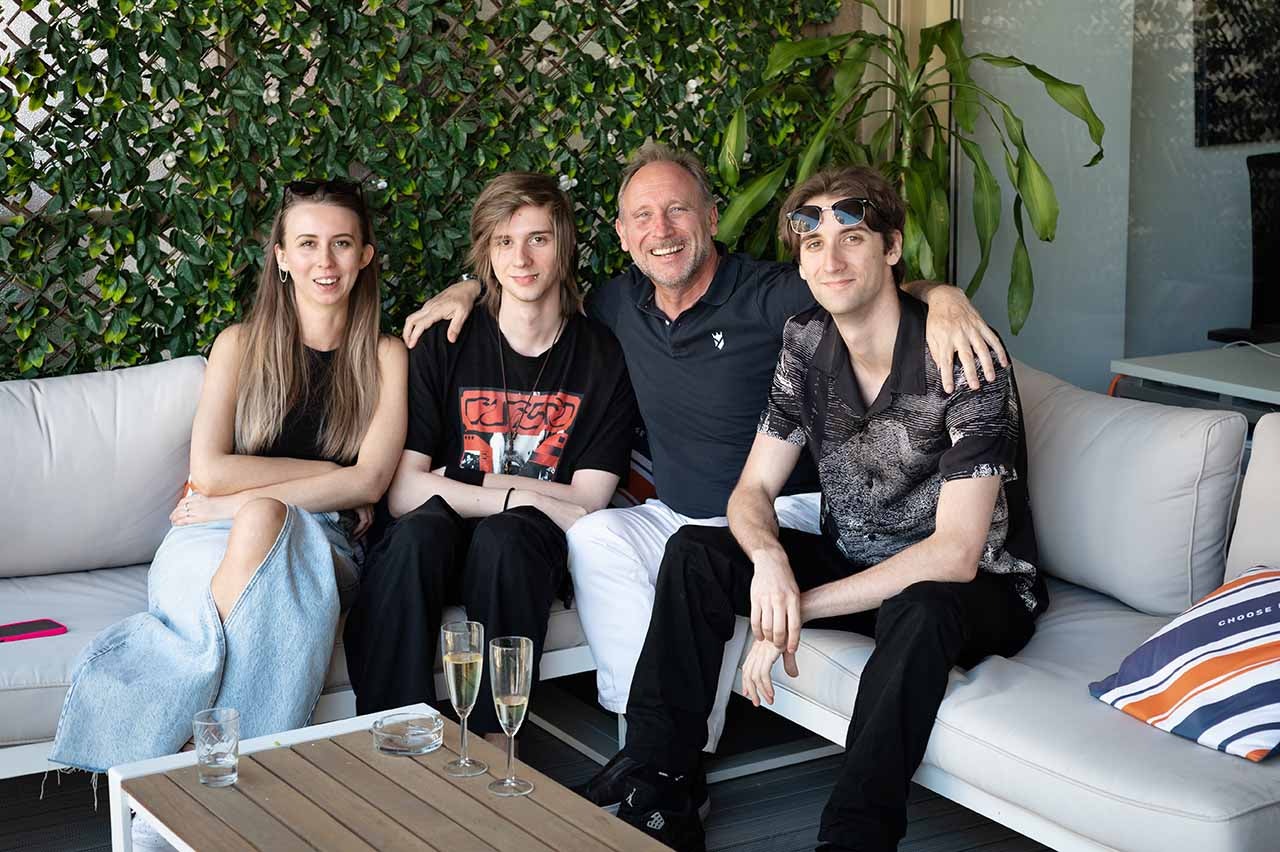 David Seal and family at Monaco Grand Prix 2023