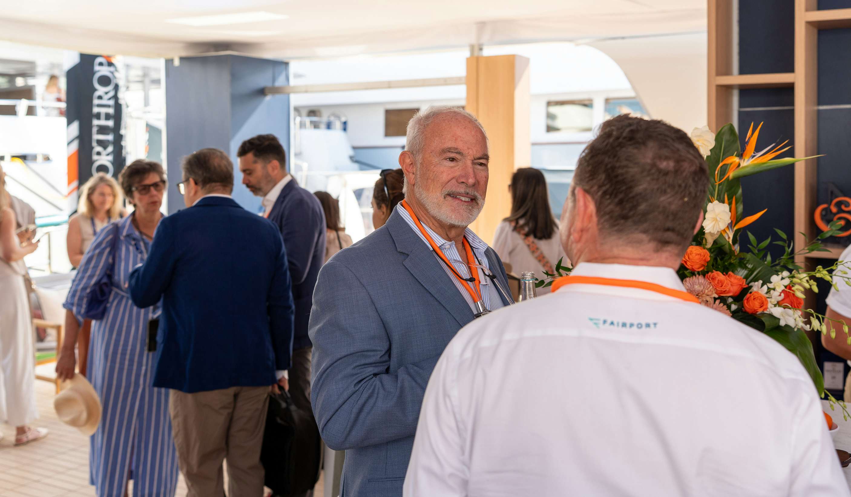 N&J meet the team, cromwell littlejohn interacting with a team member