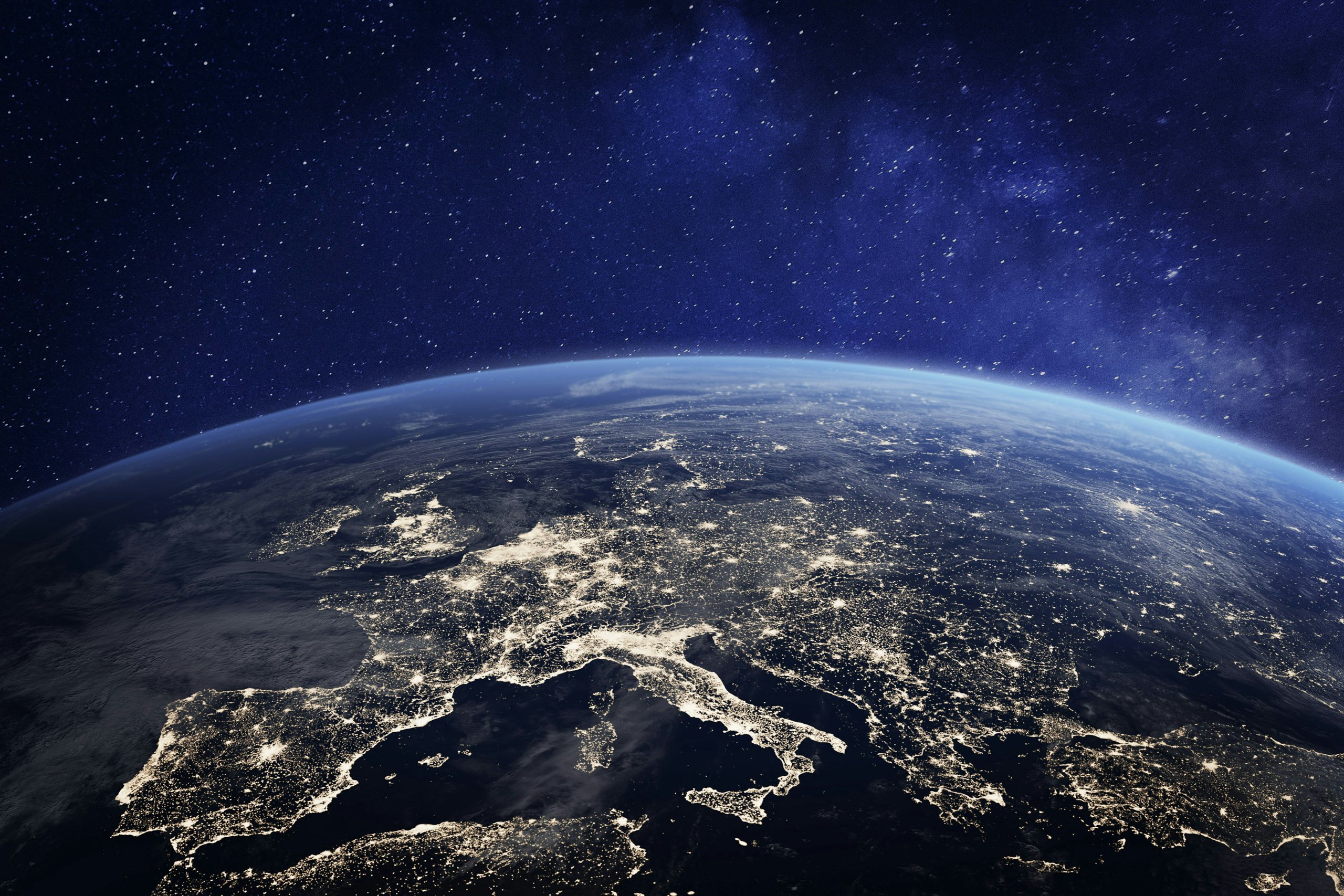 Global Presence Satellite view of earth