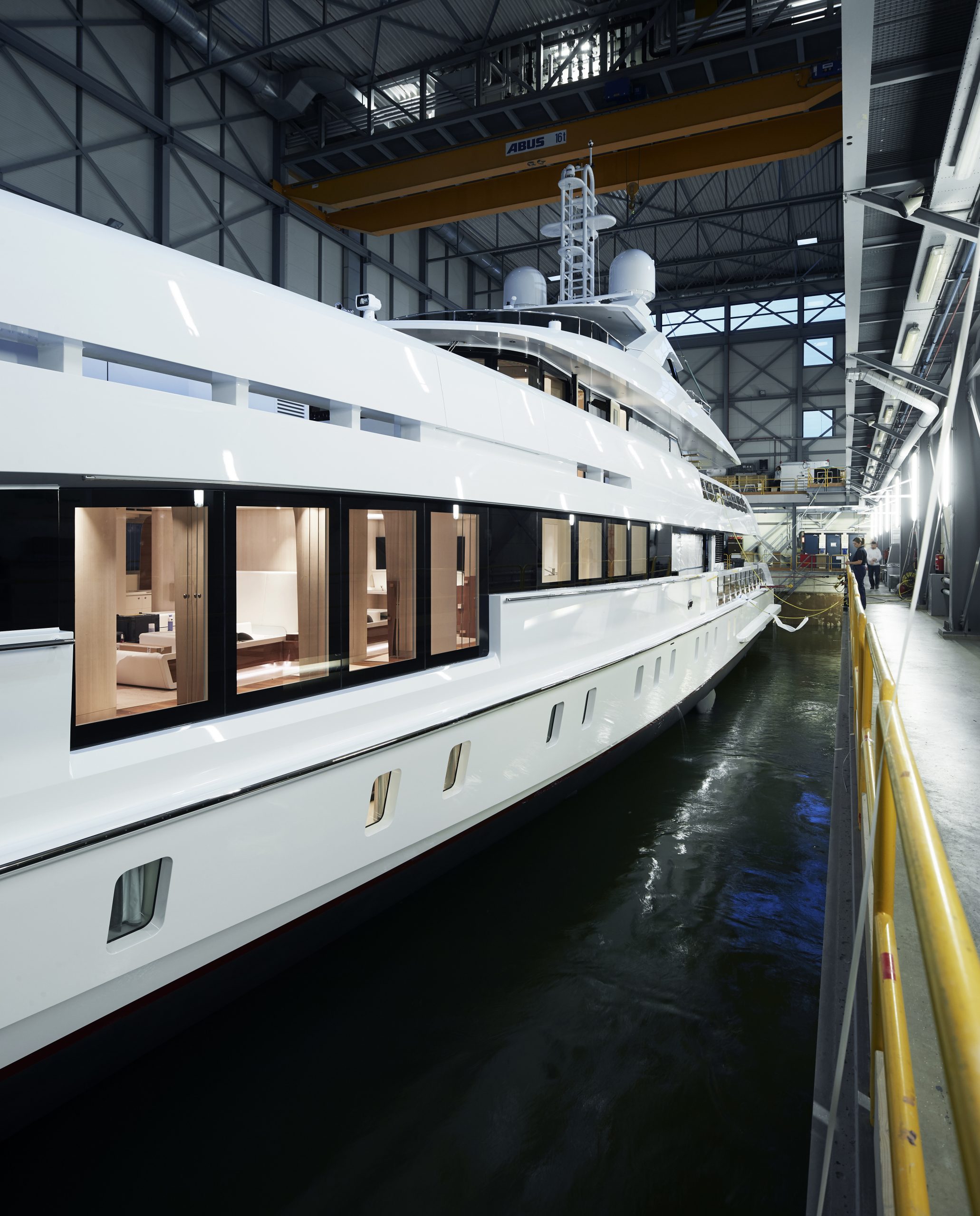 Electra yacht at Heesen