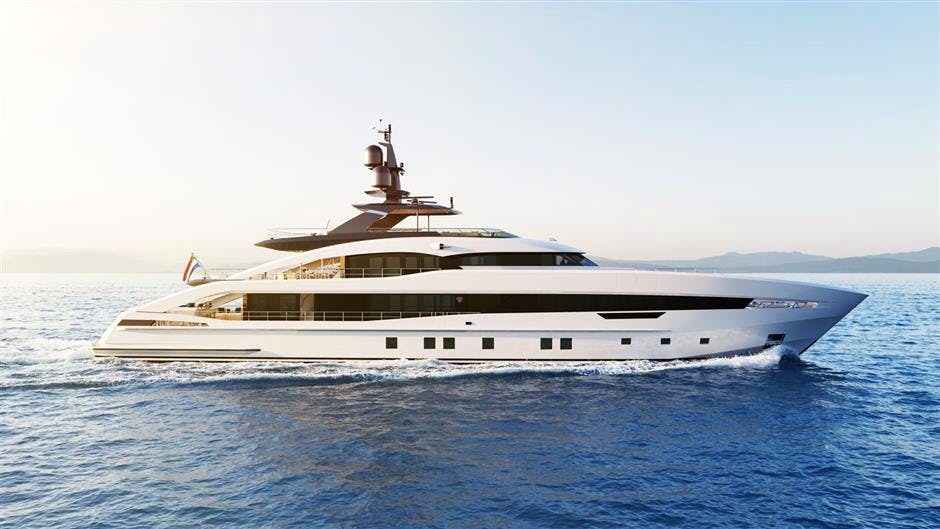 164' (50m) Heesen superyacht PROJECT SAPPHIRE