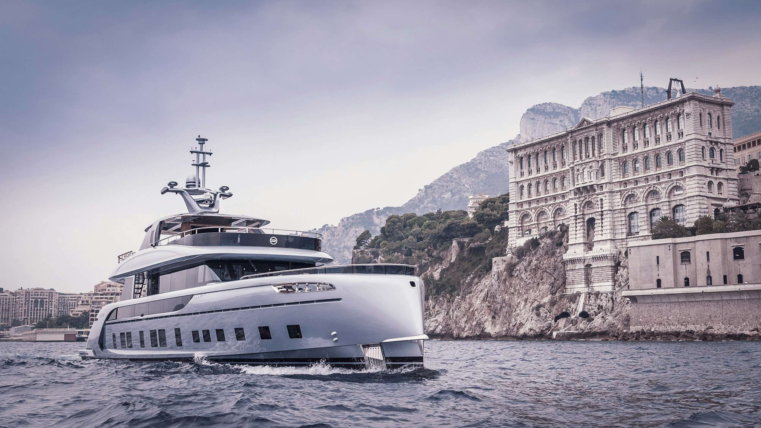 Modern yacht cruising off the coast of Monaco | Yachts for Sale | N&J