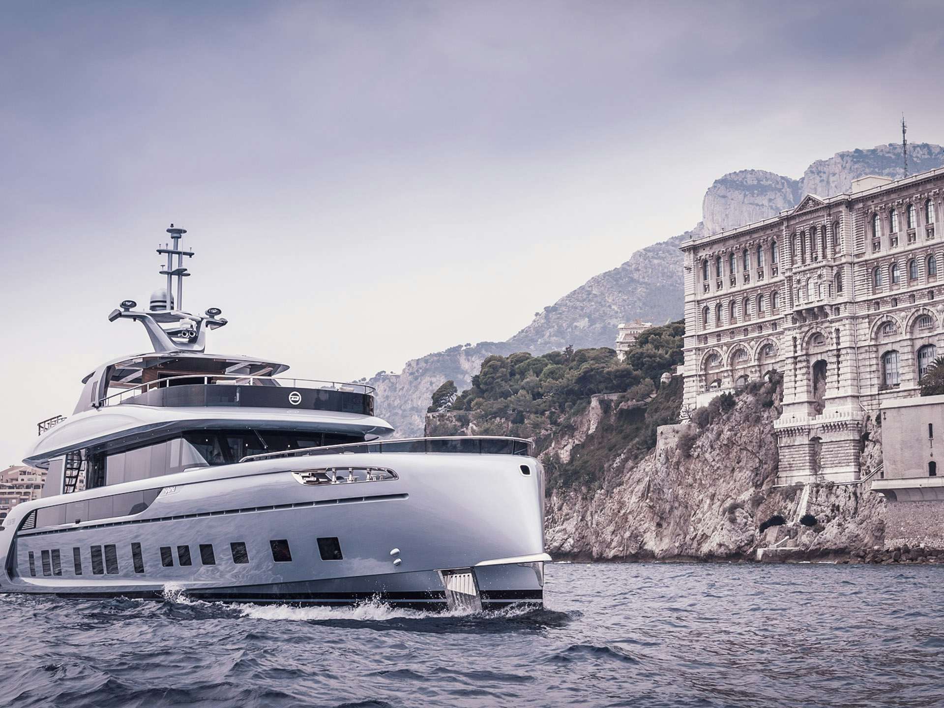Modern yacht cruising off the coast of Monaco | Yachts for Sale | N&J