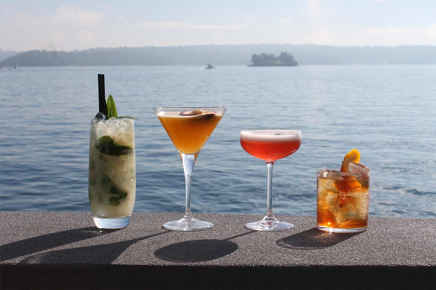 Catalina Cocktail's on the deck