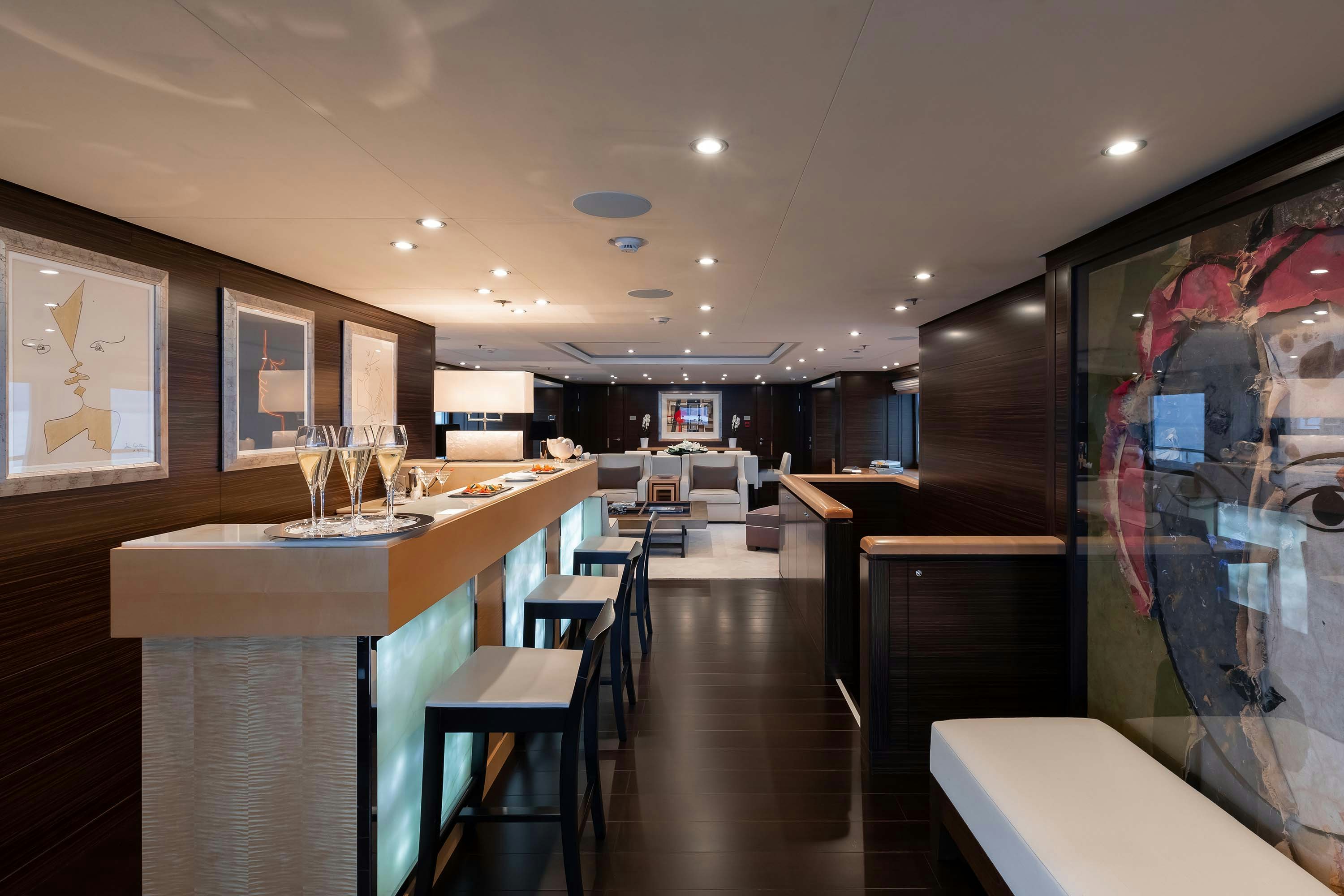 REVELRY's inside bar