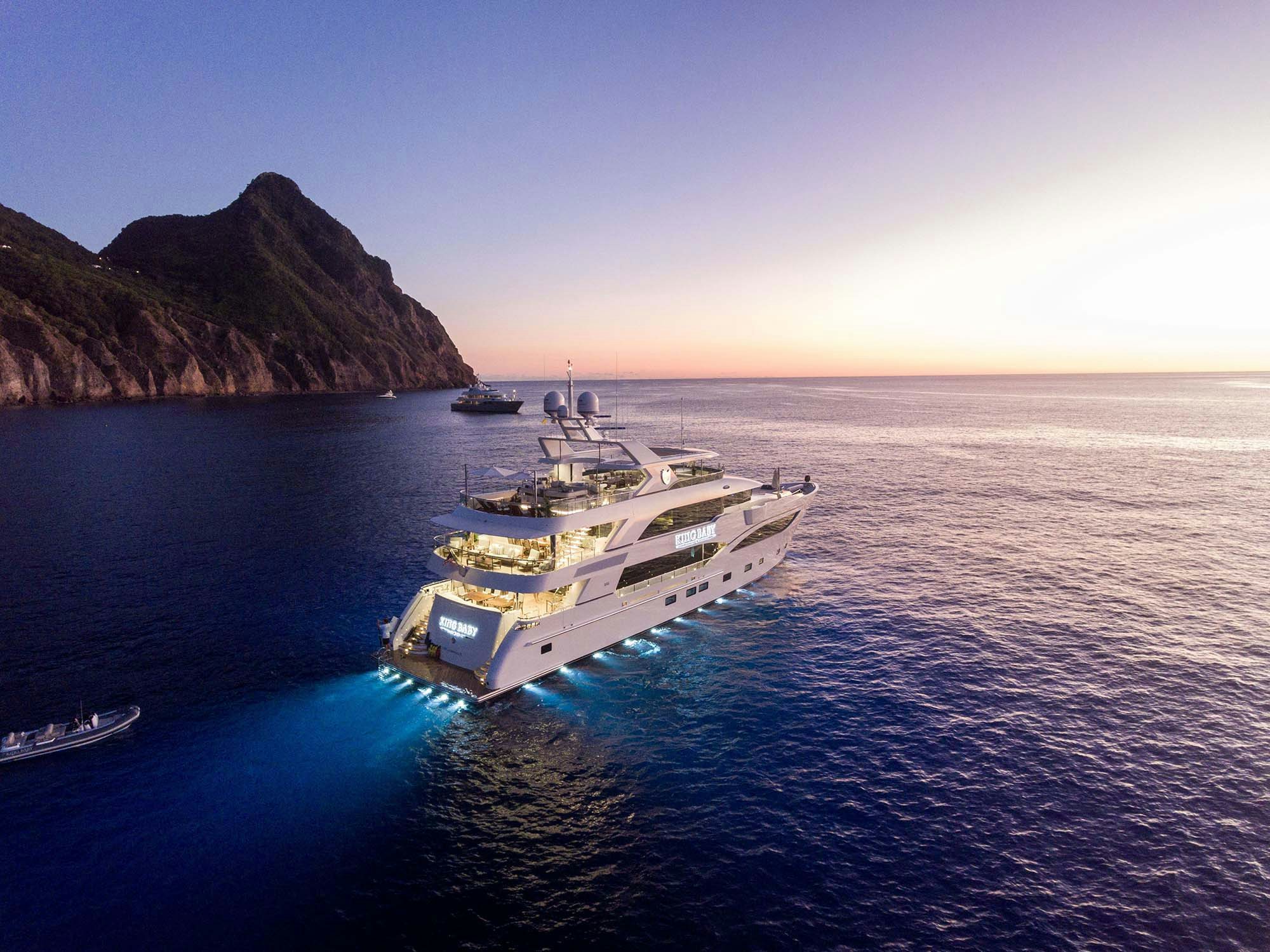 KING BABY nighttime profile shot