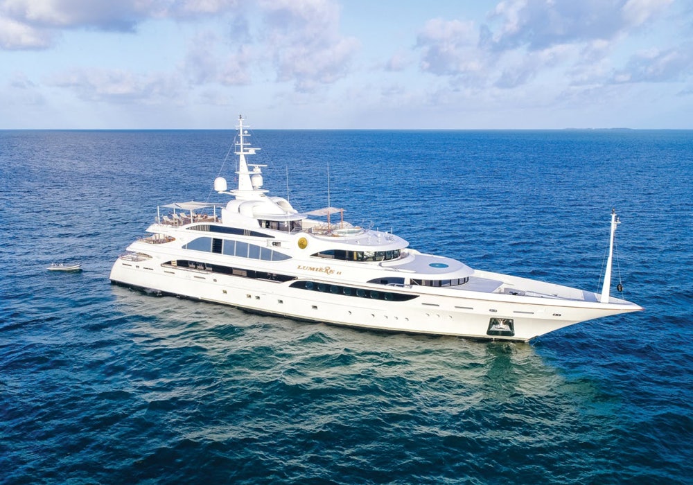 Charter yacht LUMIERE II in the Mediterranean