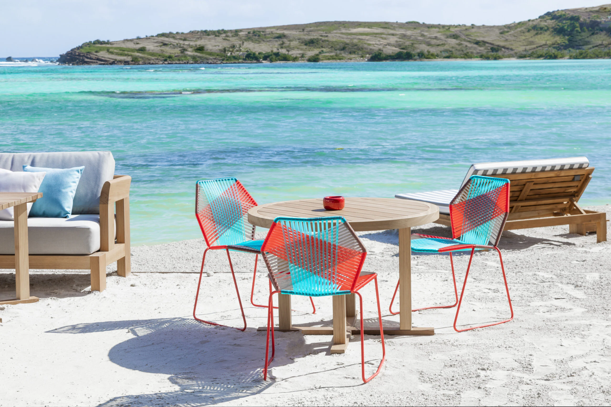 Le Sereno St Barths beach lounge