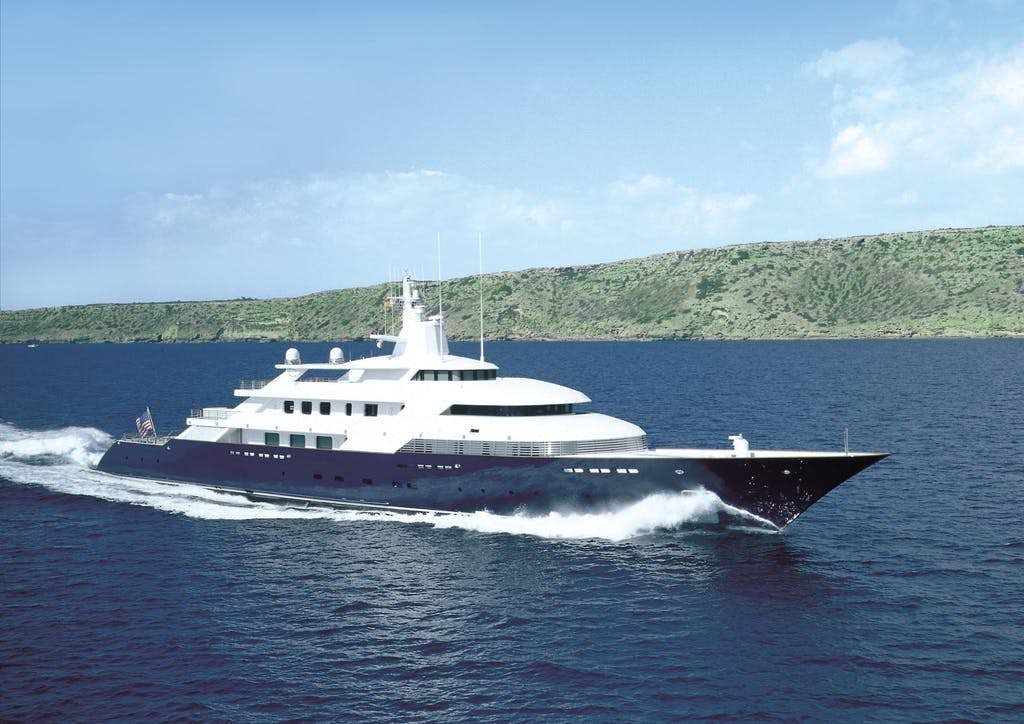 08 Launched in 1997, the 316ft (96.25m) LIMITLESS was the first hybrid propulsion motor yacht ever built