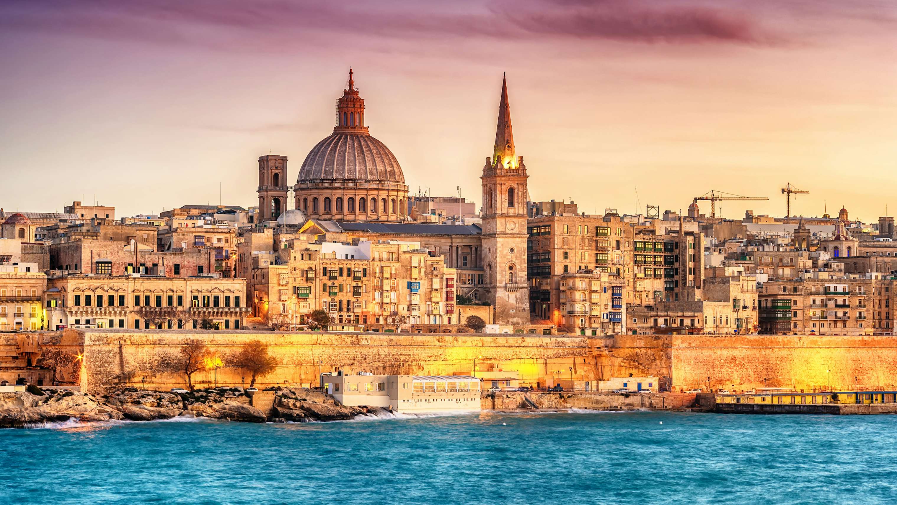 View of Valletta, Malta from the sea
