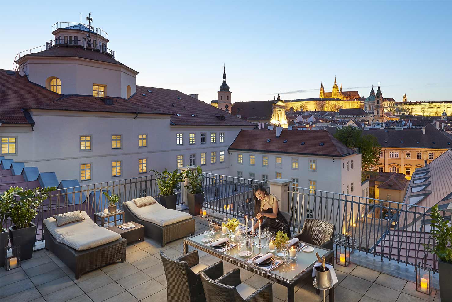 Prague Mandarin Oriental Presidential Suite view