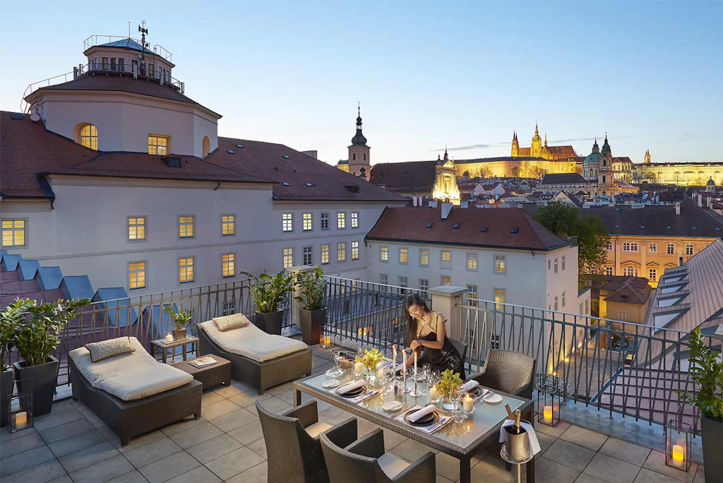 Prague Mandarin Oriental Presidential Suite view