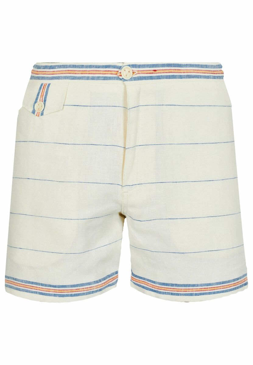 Linen Stripe 1972 Bermuda Shorts