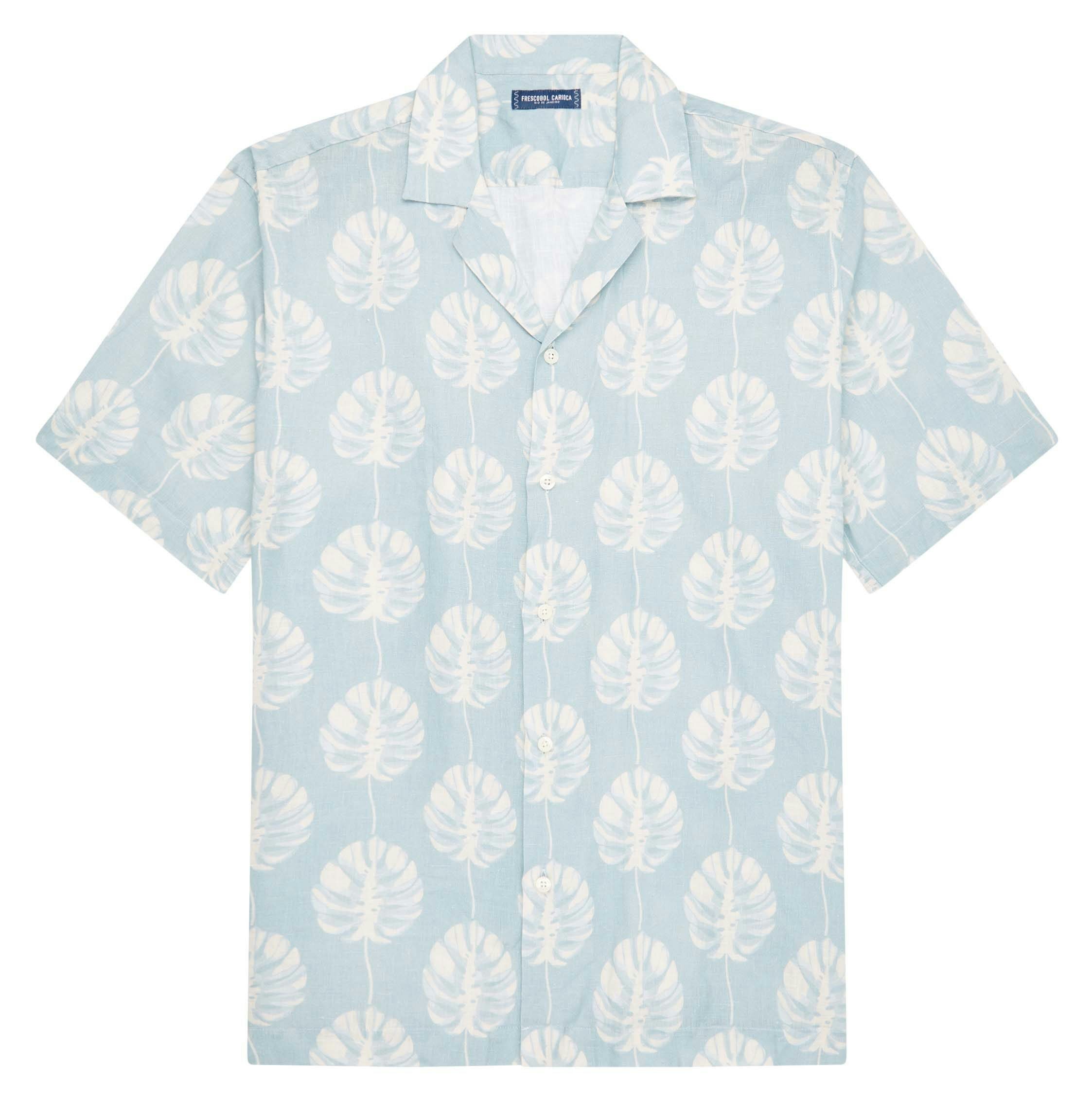 Roberto Leaf Print Shirt