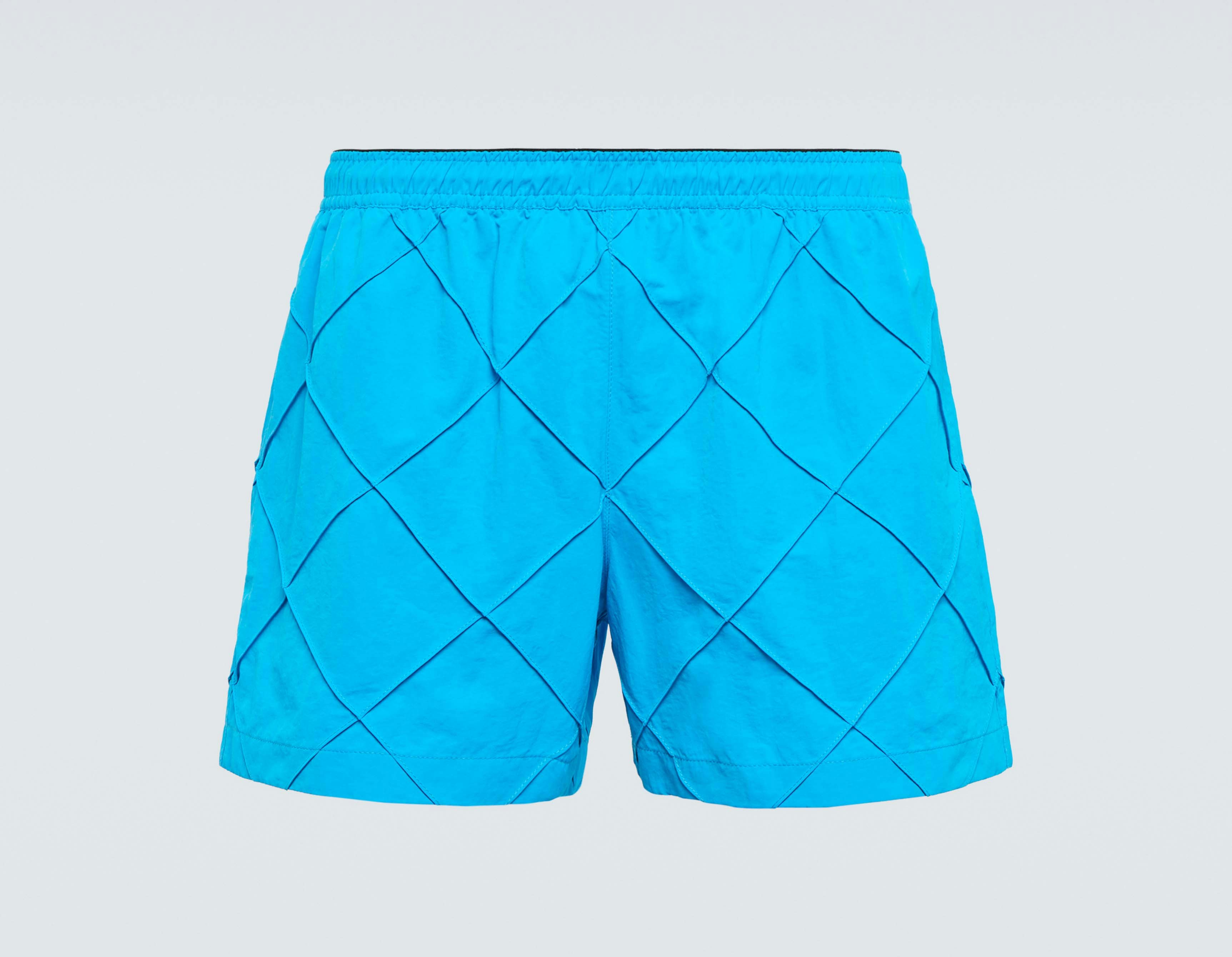 bright blue Bottega Veneta swim shorts