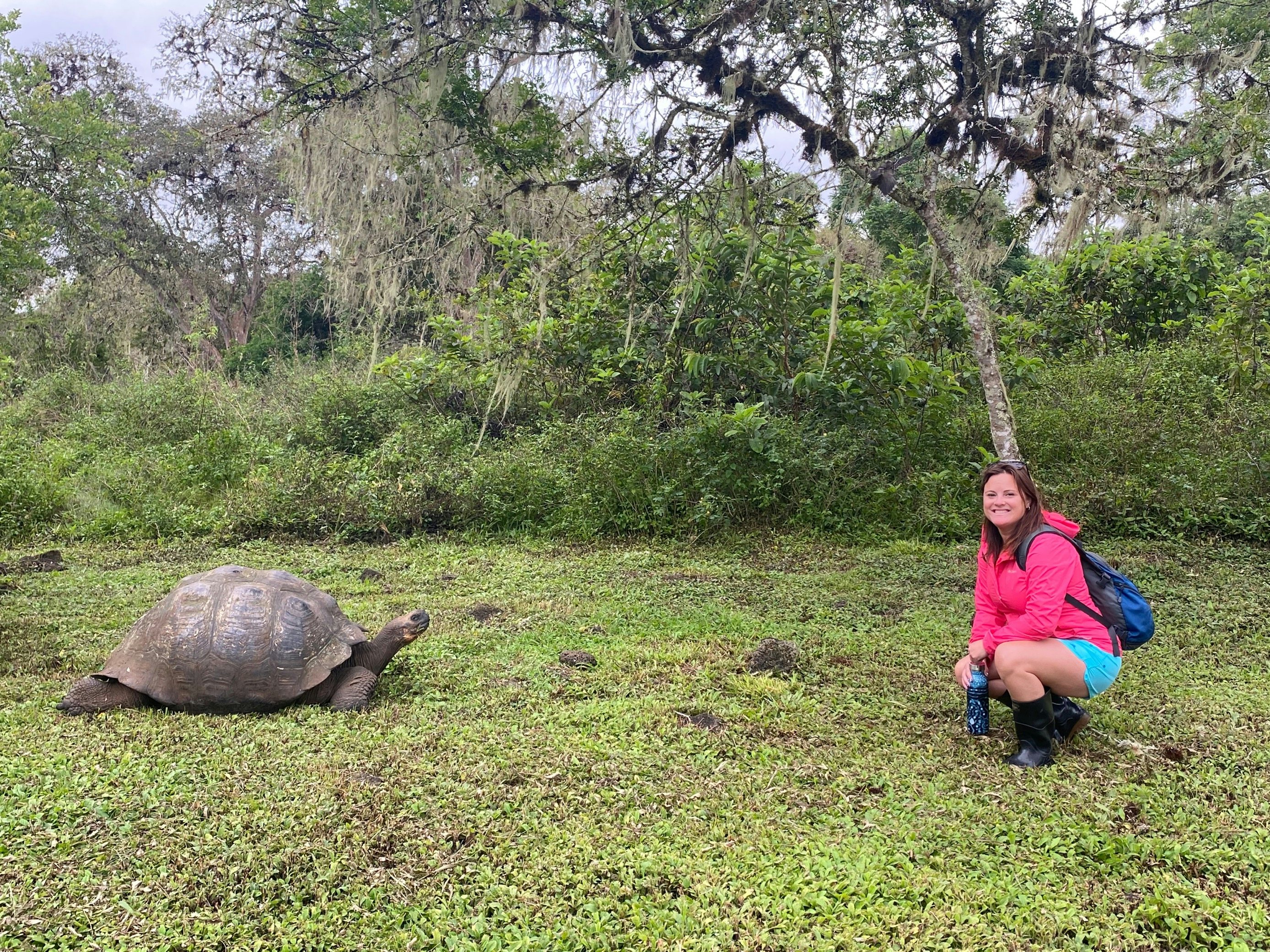 Kristen Klein in the Galapagos