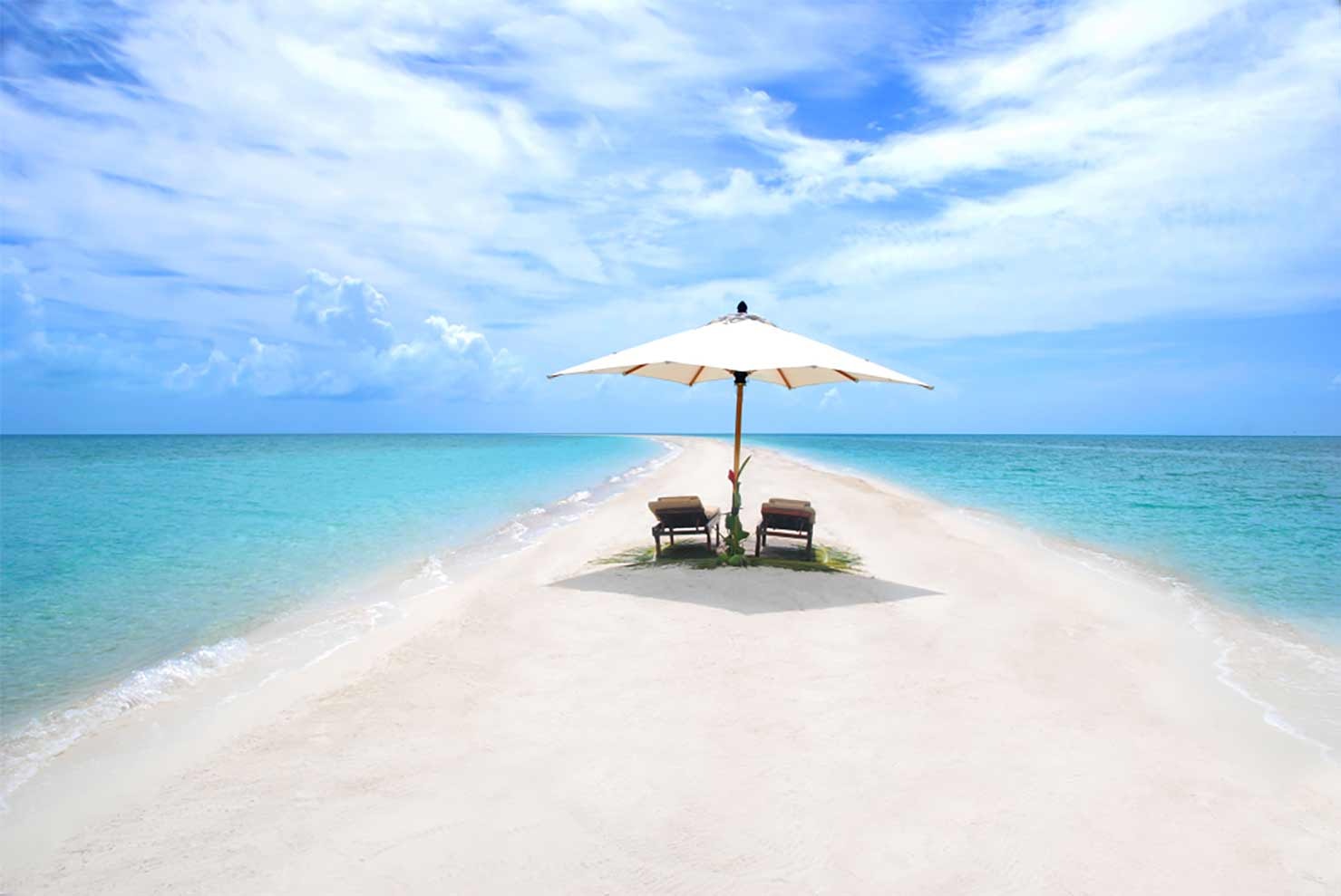 Musha Cay in the Bahamas Beach