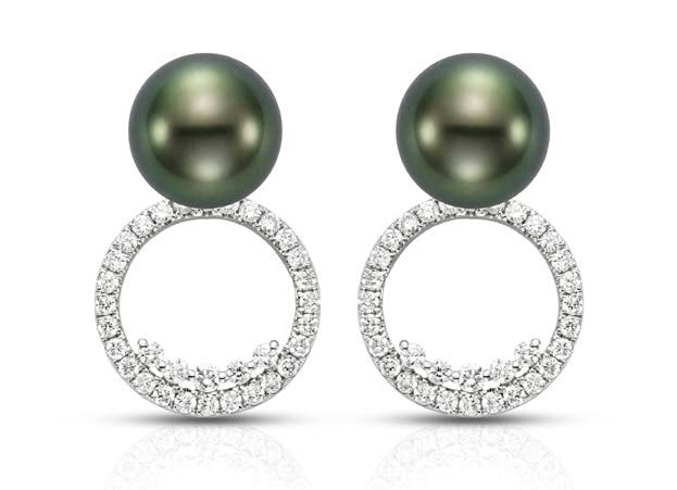 Pearl earrings