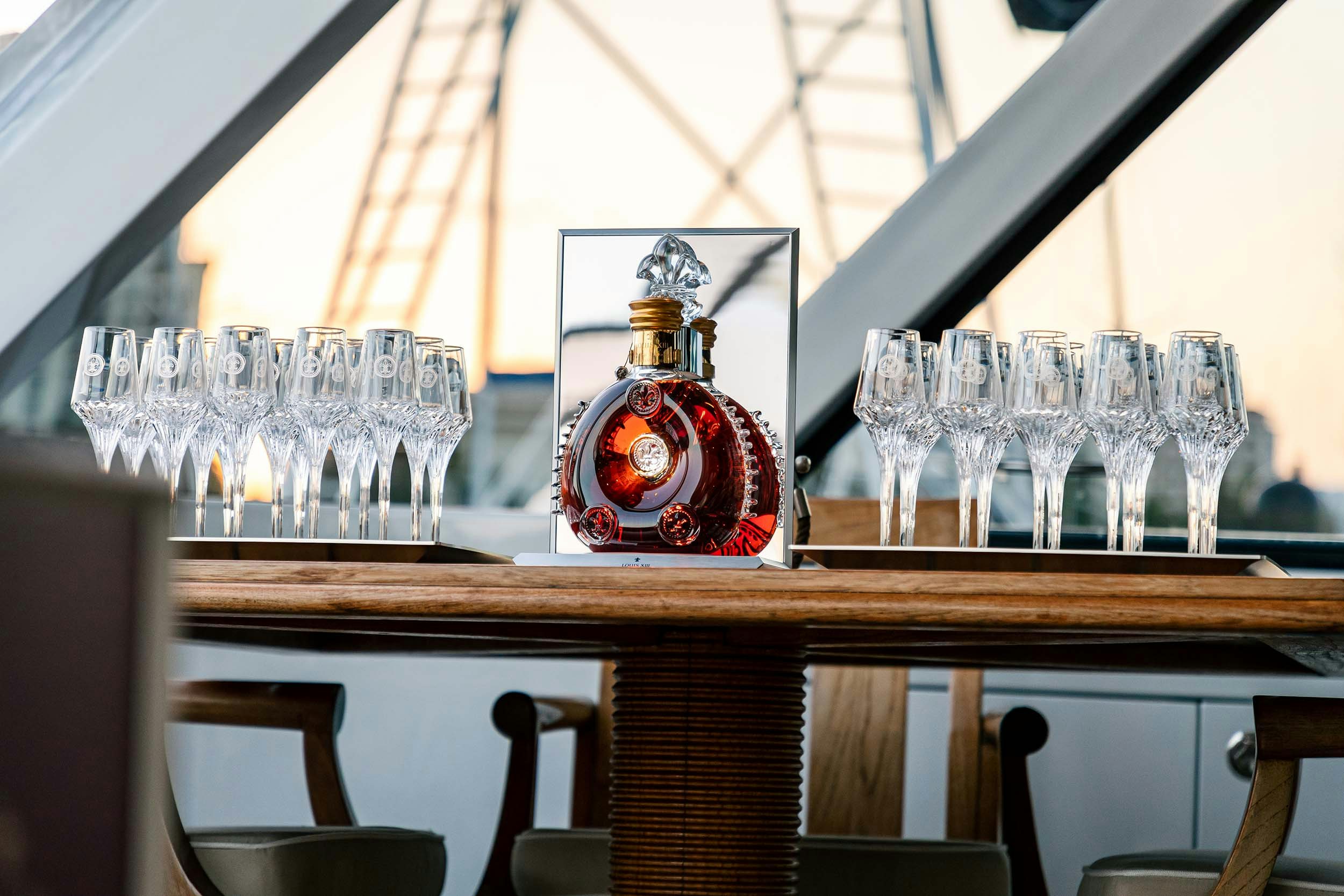 PBIBS louis xiii set up at client event