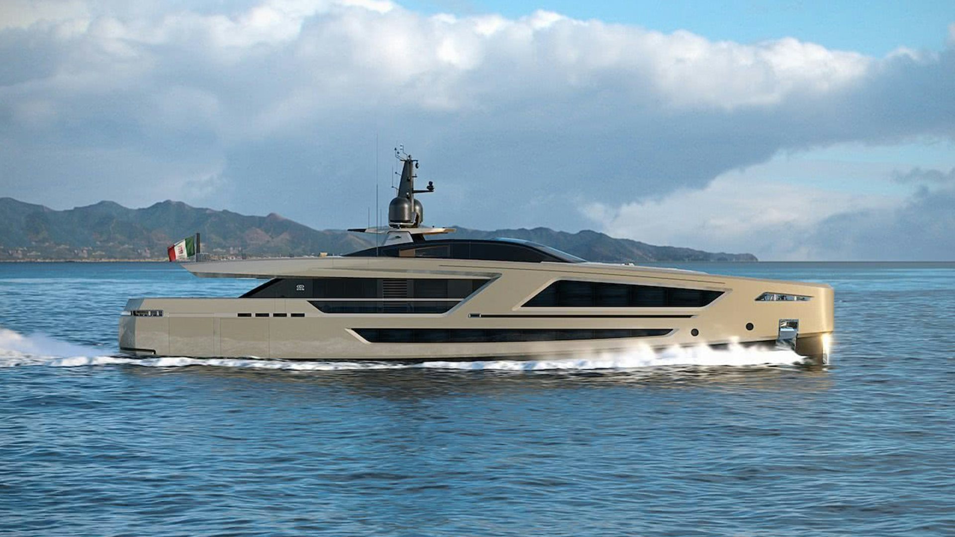 130' (40m) CCN charter yacht PANAM