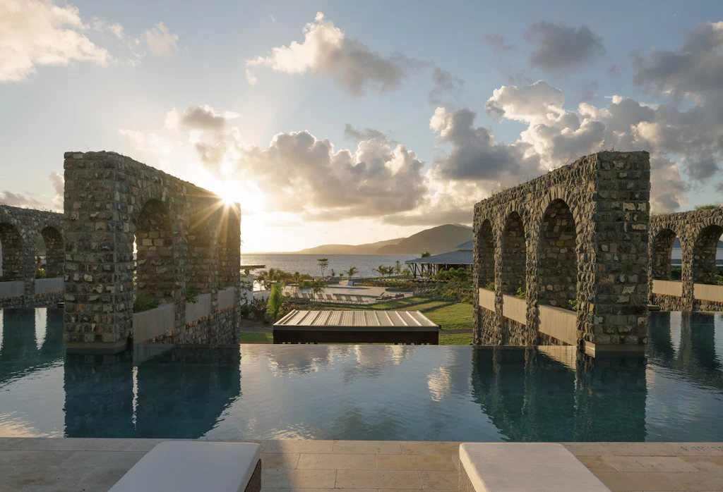The adults-only pool at the Park Hyatt St. Kitts