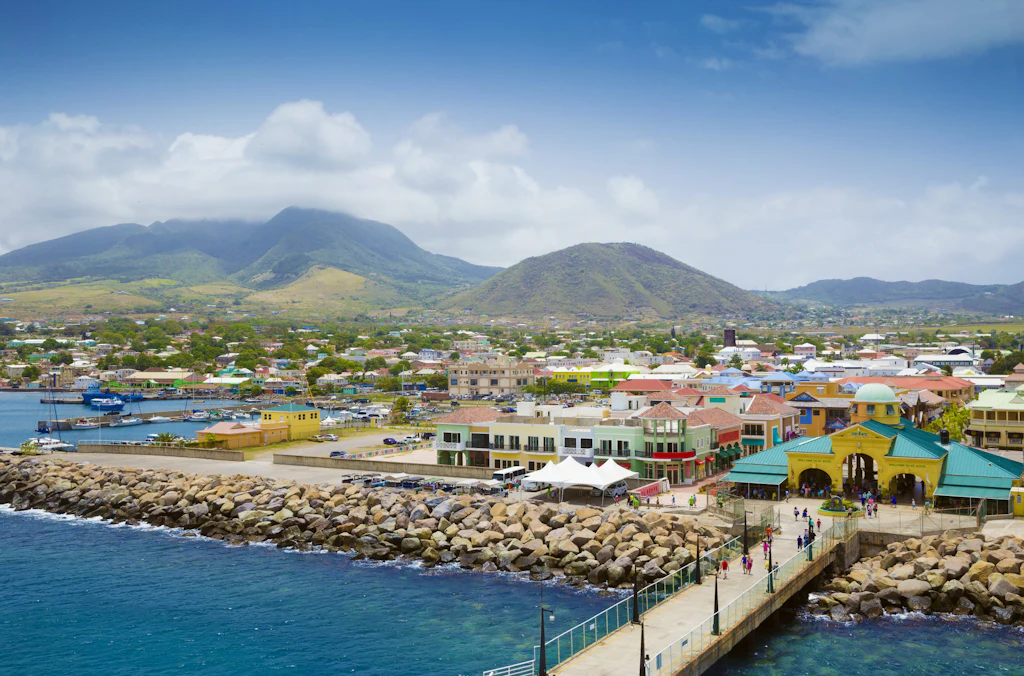 Port Zante and the Basseterre marina in St. Kitts
