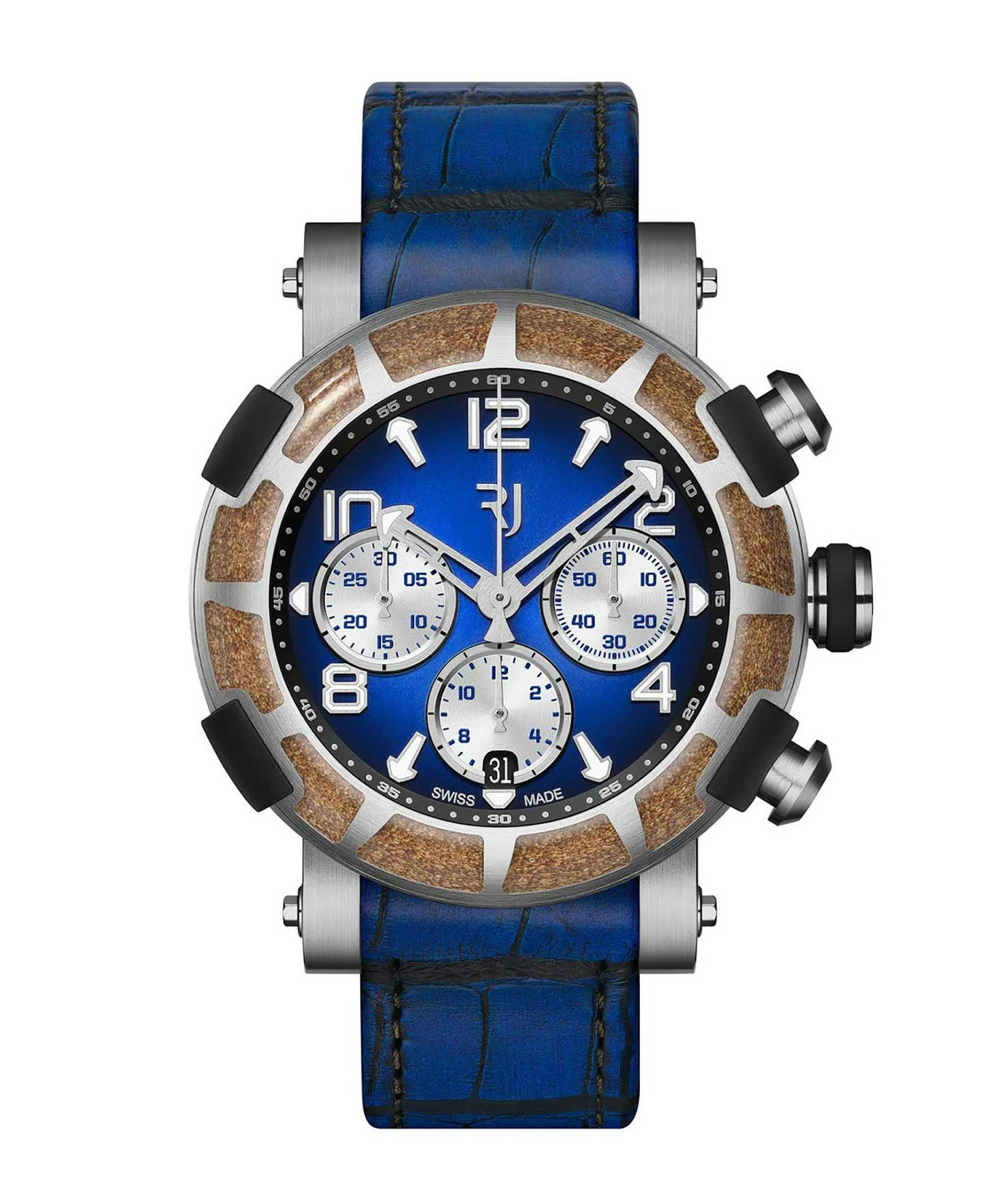 Romain Jerome brown and blue