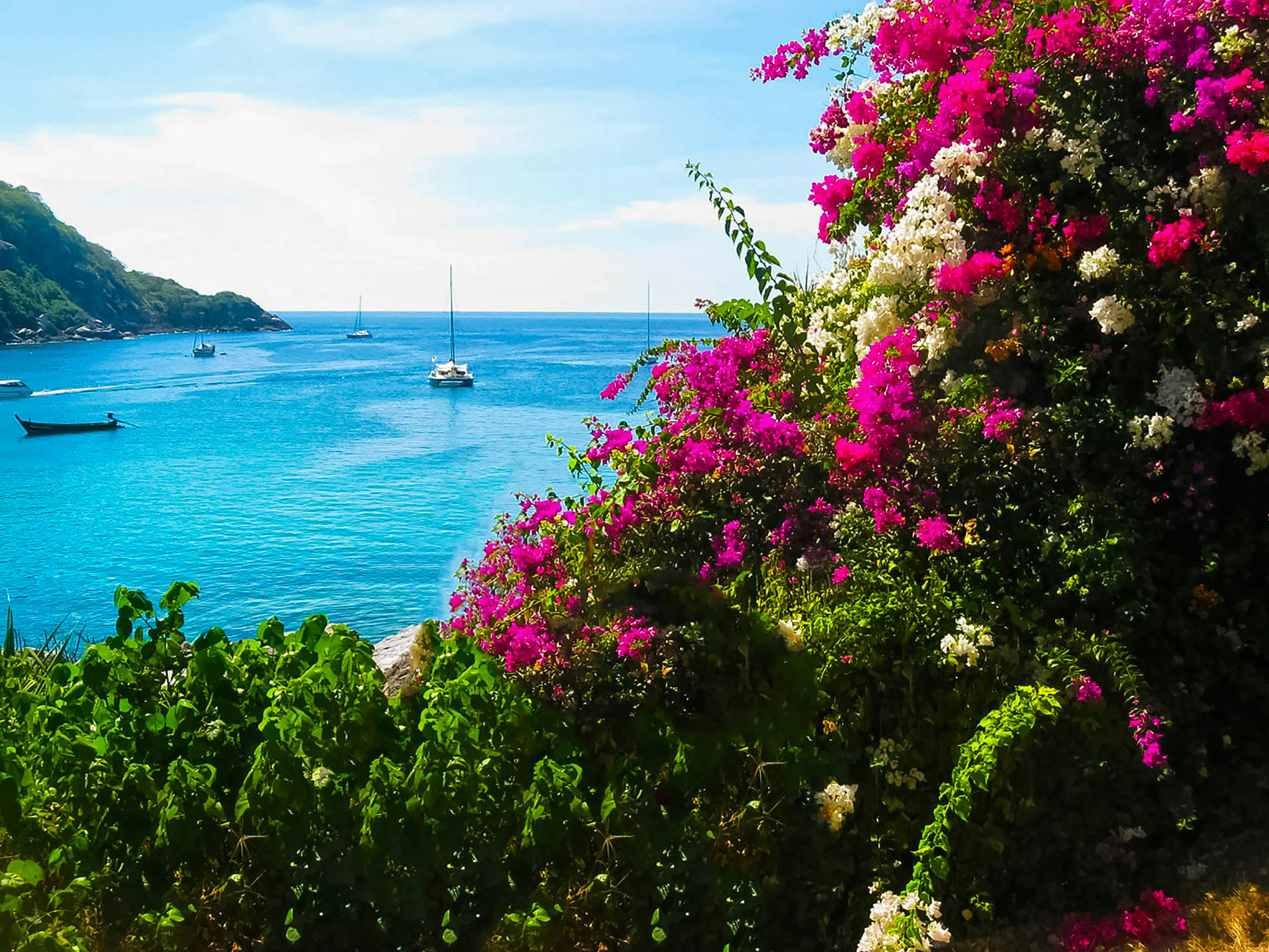 Thailand Crewed Yacht Charter - Beautiful beach on a tropical island Koh Racha Yai.