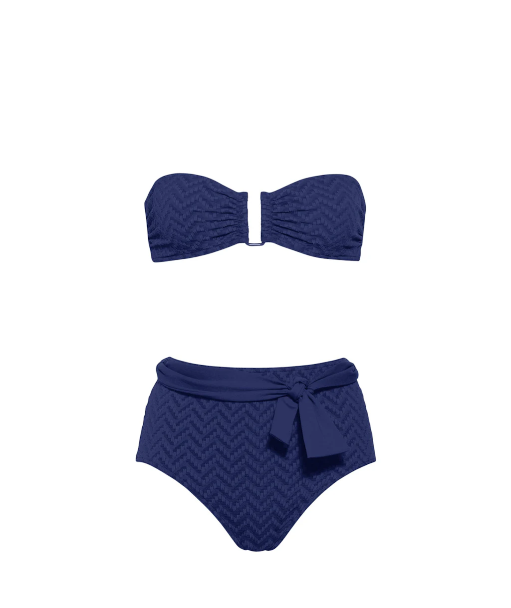 blue bikini